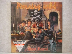 Running Wild Port Royal 1991 Korea LP Lyric W/In Sealed Hyper Sticker on Cover - Picture 1 of 3