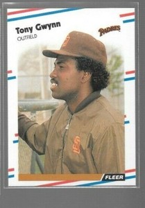 1988 Fleer Tony Gwynn #585 Padres