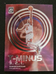 2022-23 Panini Optic DeMar DeRozan T-Minus Insert # Chicago Bulls - Imagen 1 de 2