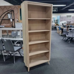 New Large Scandinavian Light Oak Bookcase Shelving Unit *Christopher Pratts* - Picture 1 of 7