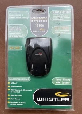 WHISTLER 1710A AUTOMOTIVE LASER RADAR DETECTOR NEW OLD STOCK - Image 1 of 2