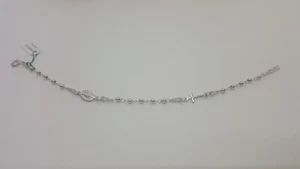 BRACCIALE ROSARIO IN ARGENTO 925/1000 CON PALLINI LISCI (0265) - Foto 1 di 7