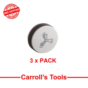 HPM VIVO White Fan Controller Knob - 3 Pack/Easy Installation/Replacement Knobs - Picture 1 of 1