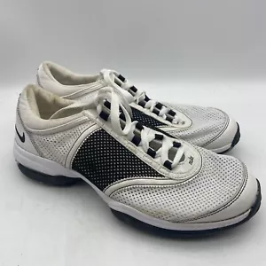 Nike Damen Weiß & Schwarz Zungenlose Golfschuhe 335942-101 Größe 7 - Bild 1 von 12