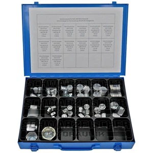 Sortimentskoffer Hydraulik Verschraubungen Gewinde JIC - Imagen 1 de 2