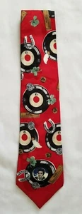 Corbata Hombre Multicolor The Elvis Presley Collection by Superba 100% Seda Italiana - Imagen 1 de 3