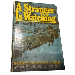 VTG A STRANGER IS WATCHING BOOK HCDJ 1977 MARY HIGGINS CLARK BOOK CLUB ED - Picture 1 of 6