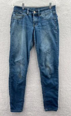 Pantalones de mezclilla de algodón SO Jegging para mujer talla 5 azul 27 x 28" lavado medio Foto 1 de 4