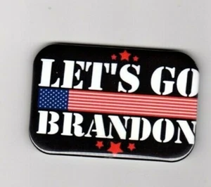 LET'S GO BRANDON REFRIGERATOR MAGNET WITH ROUNDED CORNER - Picture 1 of 2