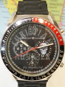 CHRISTIAN AUDIGIER CHRONOGRAPH QUARTZ ETE-122 LOS ANGELES MEN'S FULL WORK VTG. - Picture 1 of 22