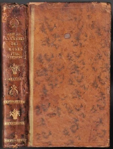 ALMANACH des MUSES ou Choix des Poésies Fugitives Ex-libris Le ZODIAQUE 1776 E.O - Picture 1 of 12