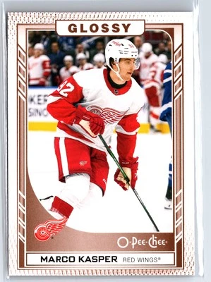 2023-24 Upper Deck Series 1 #R-17 Marco Kasper O-Pee-Chee Glossy Gold - Image 1 of 2