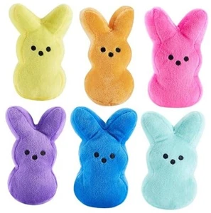 6PCS Easter Bunny Plush Toys,Easter Basket Stuffers Toys for Kids,Cute Easter - Picture 1 of 7