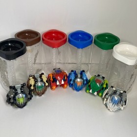 2002 Lego Bionicle BOHROK 8560 - 8565 Complete Set of 6 with Krana + Canister