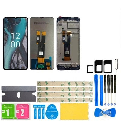 For Nokia C22 / C32 6.5" LCD Display Touch Screen Digitizer Assembly + Frame - Image 1 of 4