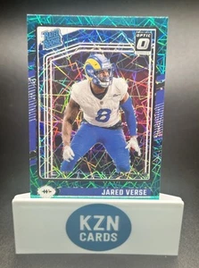 Jared Verse 2024 Panini Donruss Optic Football Teal Velocity Lazer Prizm (RC) SP - Picture 1 of 2