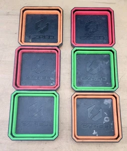 2 EZ RED - EZR-BCK18 Magnetic Collapsible Parts Trays. 6 Pieces - Picture 1 of 4