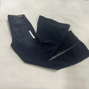 Shyanne Damen 33x34 High Rise Flare Dark Medium Wash Denim Jeans Country - Bild 1 von 12