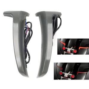 Rear Saddlebag Lights Smoke For INDIAN Challenger Chieftain Roadmaster 2021-2024 - Picture 1 of 13