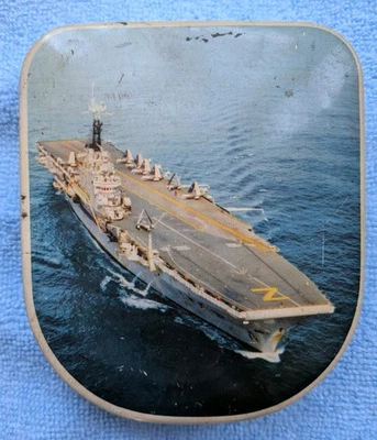Vintage 70's Edward Sharp Sweet Tin Royal British Navy Ship Collectable Maritime - Image 1 of 4