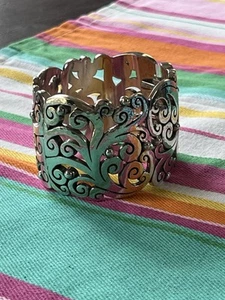 Bracciale RITIRATO Brighton "Madrid Lace" tono argento lavoro a scorrimento - Foto 1 di 11