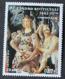 Timbre autoadhésif - FRANCE - Tableau Sandro BOTTICELLI - 2010 - Neuf ** - YT492 - Picture 1 of 1