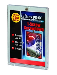 Ultra Pro - 1 Screw Screwdown Holder,Transparent,UP1SCR - Picture 1 of 1