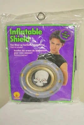 Barbaric Weaponry 21" Shield Rubies 2123 Costume Shield Prop Inflatable New - Image 1 of 3