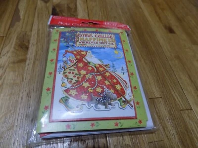 Mary Engelbreit Note Cards and envelopes Pooch and Sweetheart holiday themed - Image 1 of 4