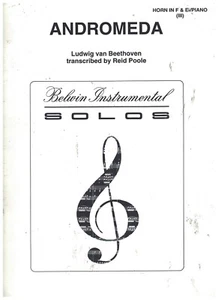Andromeda (Eb/F Horn and piano) French Horn, Horn Music Beethoven, arr. Poole - Picture 1 of 1