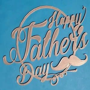 Cake Topper Happy Birthday Party Mutter/Vatertag 3D Seide Deko schön - Bild 1 von 38