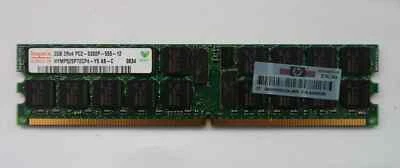 Hynix 2GB 2Rx4 PC2-5300 667MHZ CL5 1.90V 36Chip ECC REG HYMP525P72CP4-Y5 Server - Image 1 of 2