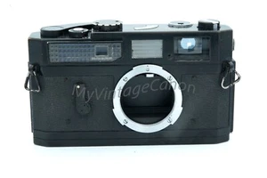 Canon model 7 rangefinder, original black paint, clean, all works, from France - Imagen 1 de 16