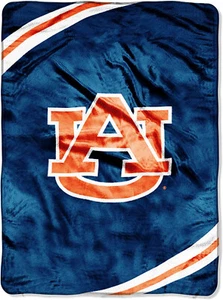 Auburn Tigers Plush Blanket, 60”x80” - Warm & Soft NCAA BLANKET - Picture 1 of 3