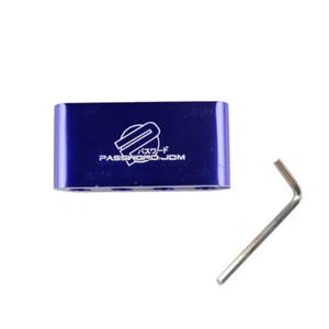 Engine Spark Plug Wire Cable Separator 7mm/8mm Aluminum Divider Clamp Loom BLUE - Picture 1 of 9