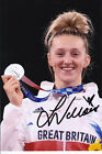 Lauren WILLIAMS ? GBR - Taekwondo - Olympia 2.OS Silber 2020 Foto signiert