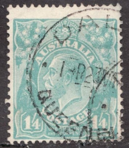 1932 Australia Sc #124 - 1sh4p KGV - Used postage stamp Cv$11.00 - Picture 1 of 1