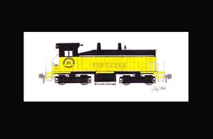 Patapsco & Back Rivers RR SW9 #113 11"x17" impresión mate firmada por Andy Fletcher - Imagen 1 de 1