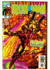Iron Man #4  Signed by Kurt Busiek Vol 3 Marvel Comics