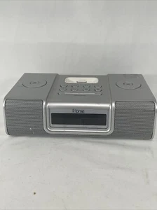 iHome iP9 Altavoz Base Reloj Radio para iPod y iPod Touch PLATEADO - Imagen 1 de 7