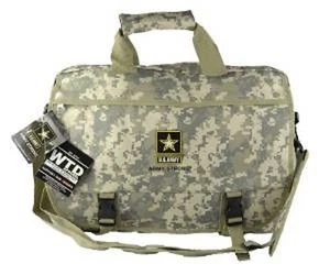 Military Licensed Product "U.S. Army" Camo Camouflage Messenger Laptop Bag-New! - Picture 1 of 1