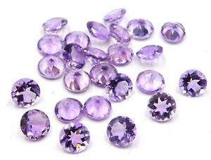 Natural Brazilian Amethyst Round Cut Lot Loose Gemstone 8 MM For Jewelry P-1714