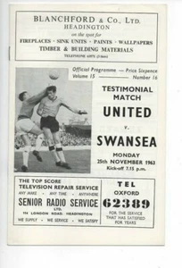 Oxford United v Swansea Town 1963/64 Testimonial Fund Friendly Match - Picture 1 of 1