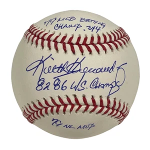 Keith Hernandez Signed ROMLB Baseball w/ NL Batting Champ + WSC + MVP JSA COA - Picture 1 of 5
