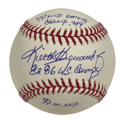 Keith Hernandez Signed ROMLB Baseball w/ NL Batting Champ + WSC + MVP JSA COA - Image 1 of 4