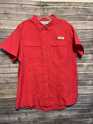 Womens Magellan Fuchsia Button Up Shirt Relaxed Fit Fishing Hiking Outdoor Sz XL - Image 1 of 4