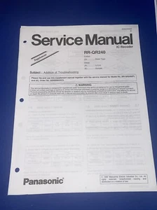 Panasonic Service Manual IC Recoder RR-QR240 Supplement - Picture 1 of 1