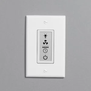 Utilitech Bath Fan Control Switch With Timer Wall mounted LCD Touch #4984546 - Bild 1 von 10