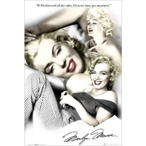 POSTER REGOLE MARILYN MONROE NUOVO 24x36 SPEDIZIONE GRATUITA - Foto 1 di 1