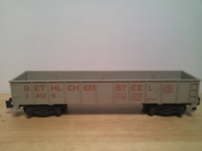 VINTAGE AMERICAN FLYER 24125 S SCALE BETHLEHEM STEEL GONDOLA W/PIKEMASTER TRUCKS - Image 1 of 4